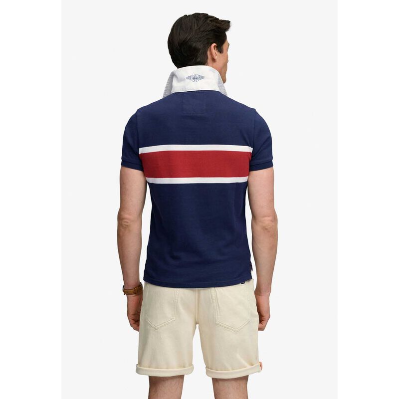 Superdry Double Emblem Jersey Short Sleeve Rugby image number 1
